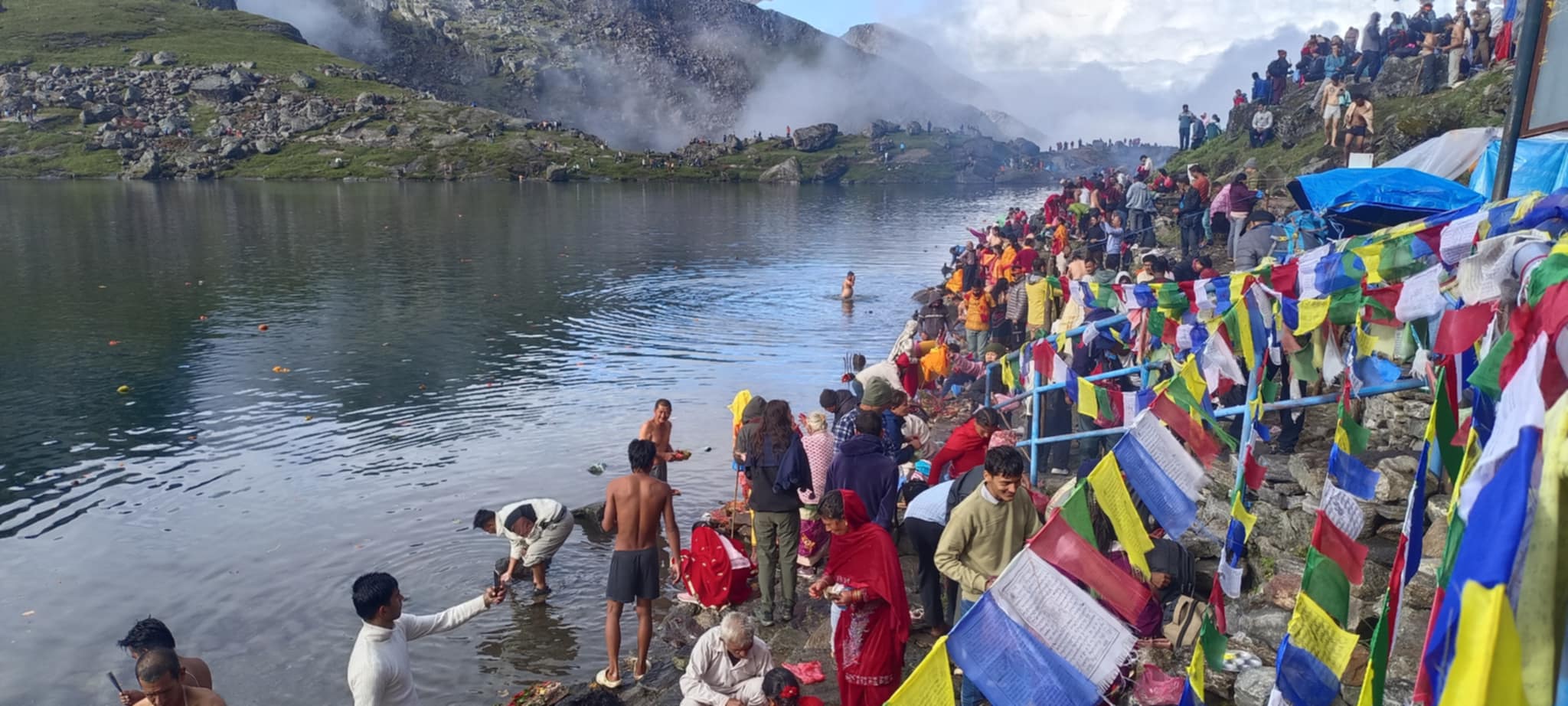 रसुवाको गोसाइँकुण्डमा प्रत्येक वर्ष लाग्ने जनैपूर्णिमा  मेला सम्पन्न