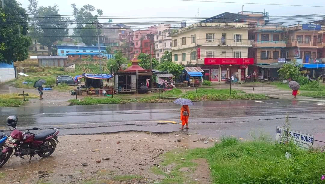 चार प्रदेशमा मेघगर्जन र चट्याङसहित बर्षाको सम्भावना